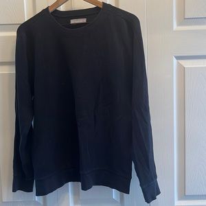 Everlane Men’s The Waffle Long Sleeve Cotton Crew Tee Size Medium - Black